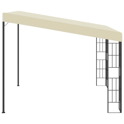 Wand-Pavillon 3x3 m Creme Stoff