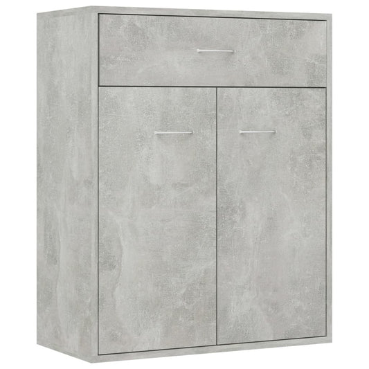 Sideboard Betongrau 60x30x75 cm Holzwerkstoff