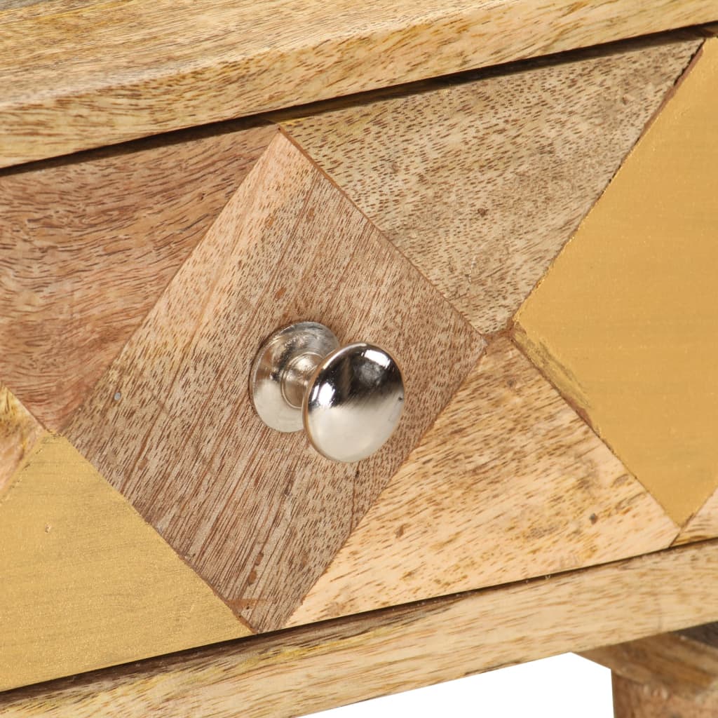 Nachttisch 43x30x58 cm Massivholz Mango