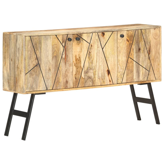 Sideboard 118x30x75 cm Massivholz Mango