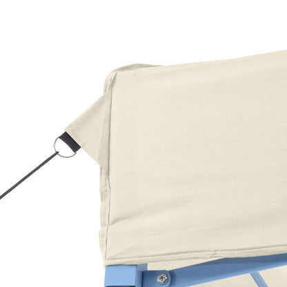 Profi-Partyzelt Faltbar 3×4 m Stahl Creme