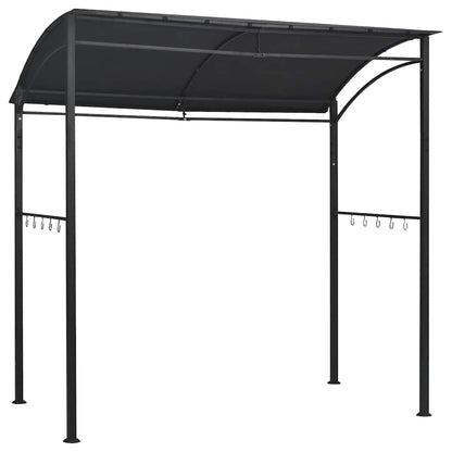 BBQ-Pavillon 215x150x220 cm Anthrazit Stahl