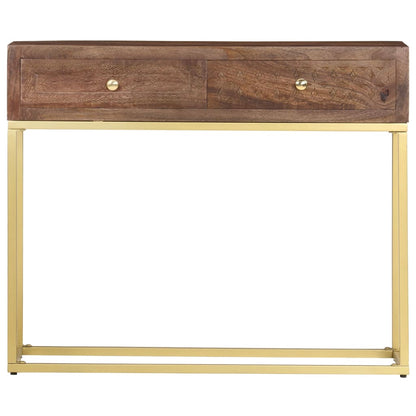 Konsolentisch 90×30×75 cm Massivholz Mango