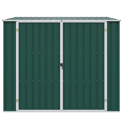 Gerätehaus Grün 195x198x159 cm Verzinkter Stahl