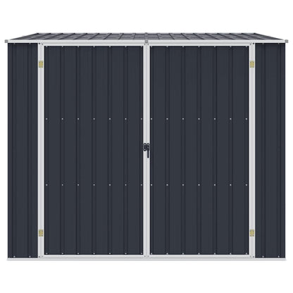 Gerätehaus Anthrazit 195x198x159 cm Verzinkter Stahl