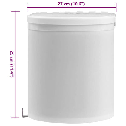 Küchen-Einbau-Mülleimer Kunststoff 8 L