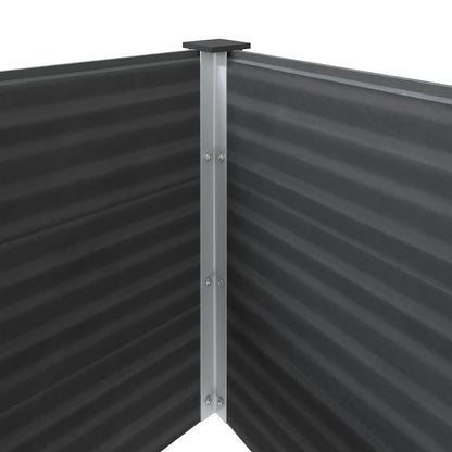 Garten-Hochbeet 250 x 100 x 54 cm WPC Grau