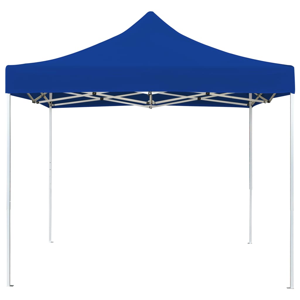 Profi-Partyzelt Faltbar Aluminium 2x2 m Blau