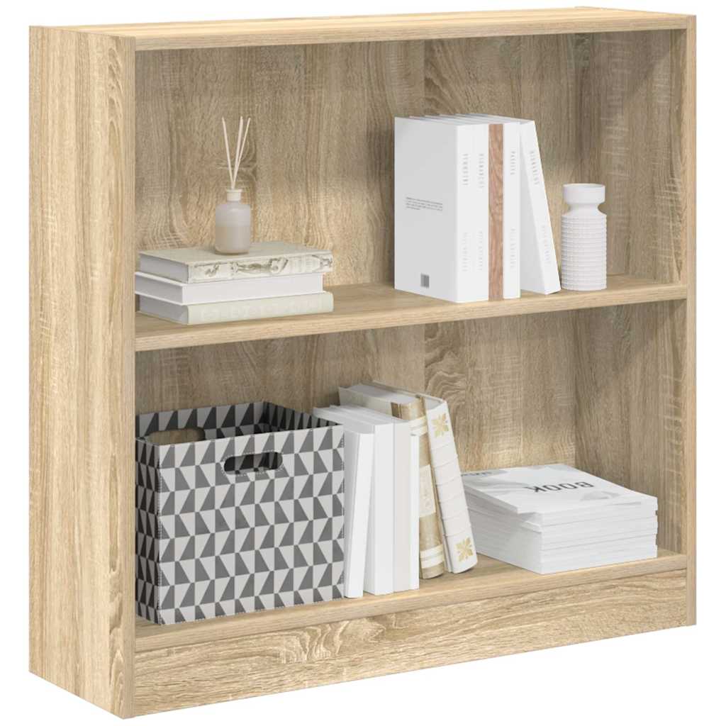 Bücherregal Sonoma-Eiche 80x24x75 cm Holzwerkstoff