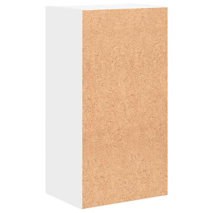 Bücherregal 2 Fächer Weiß 40x30x76,5 cm Holzwerkstoff