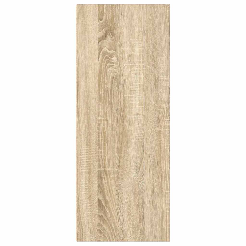 Bücherregal 2 Fächer Sonoma-Eiche 40x30x76,5 cm Holzwerkstoff