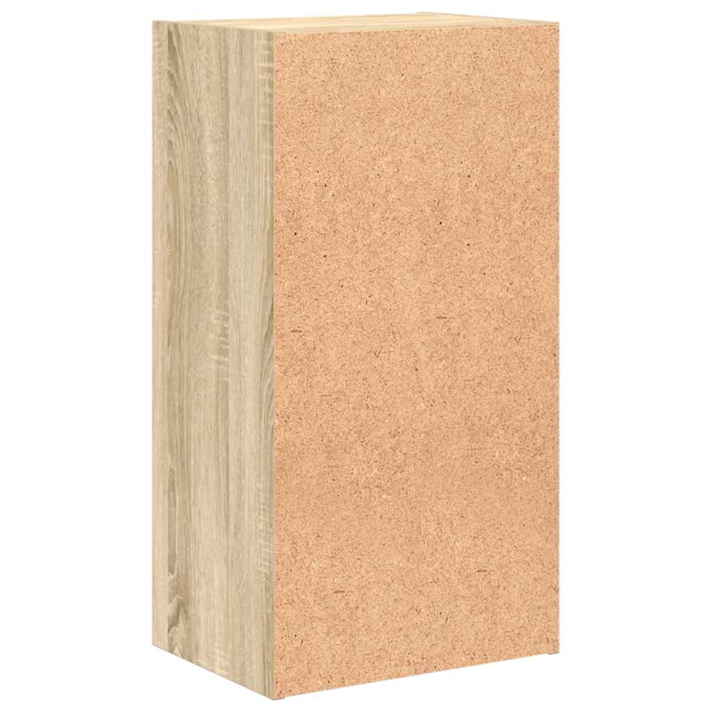 Bücherregal 2 Fächer Sonoma-Eiche 40x30x76,5 cm Holzwerkstoff