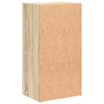 Bücherregal 2 Fächer Sonoma-Eiche 40x30x76,5 cm Holzwerkstoff