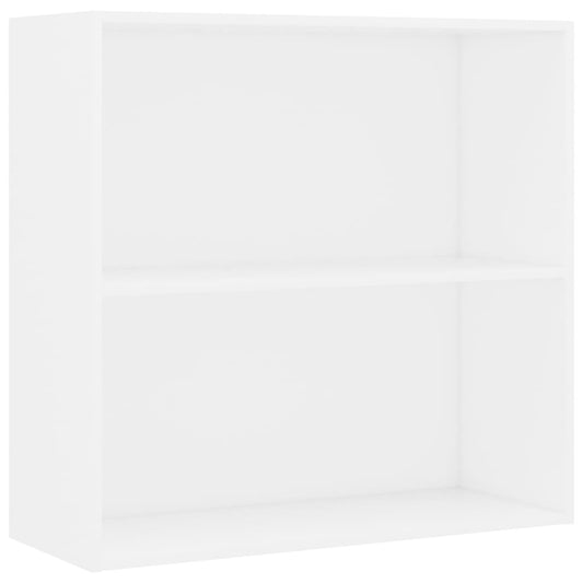Bücherregal Weiß 80x30x76,5 cm Holzwerkstoff