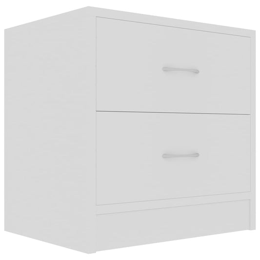 Nachttisch Weiß 40x30x40 cm Holzwerkstoff