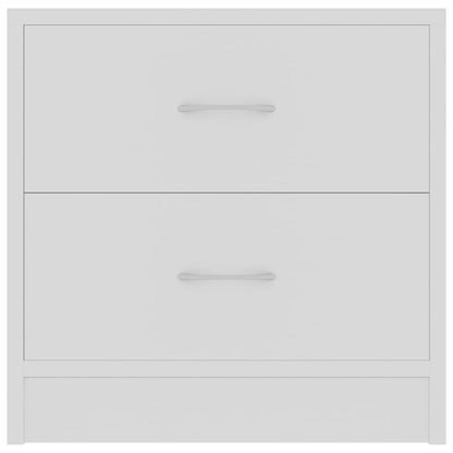 Nachttisch Weiß 40x30x40 cm Holzwerkstoff