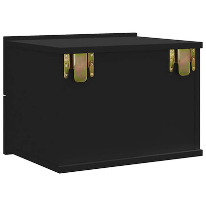 Nachttische 2 Stk. Schwarz 40x30x30 cm Holzwerkstoff