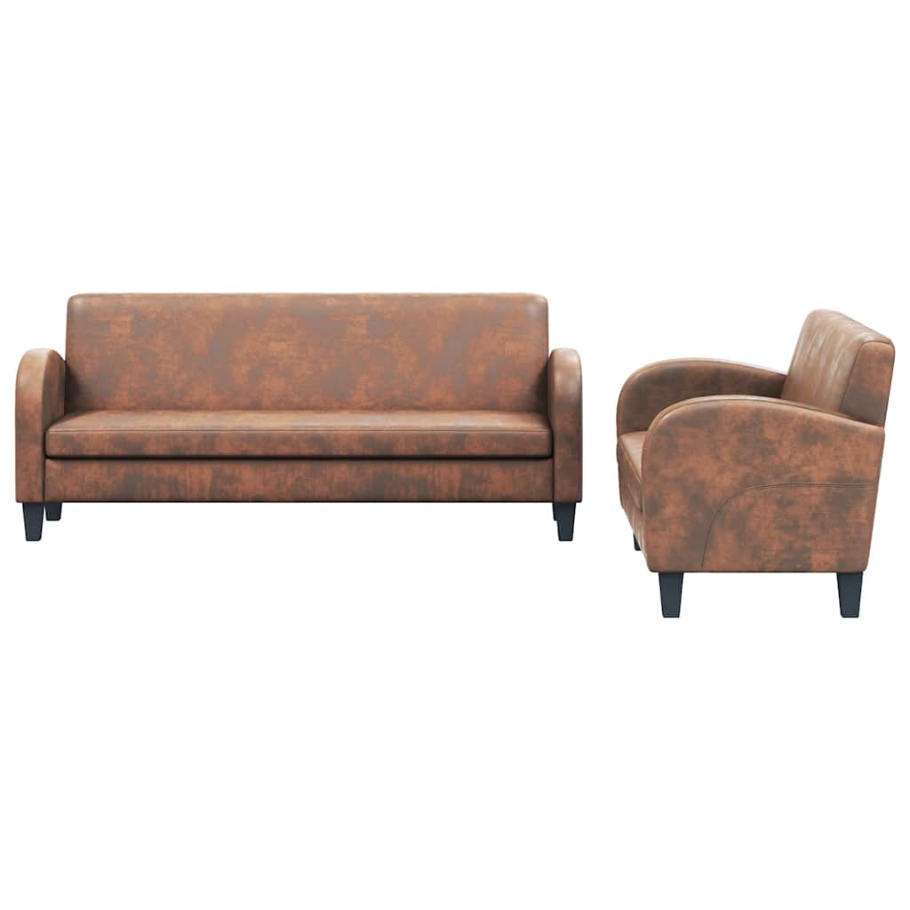 Nachttische 2 Stk. Betongrau 40x30x30 cm Holzwerkstoff