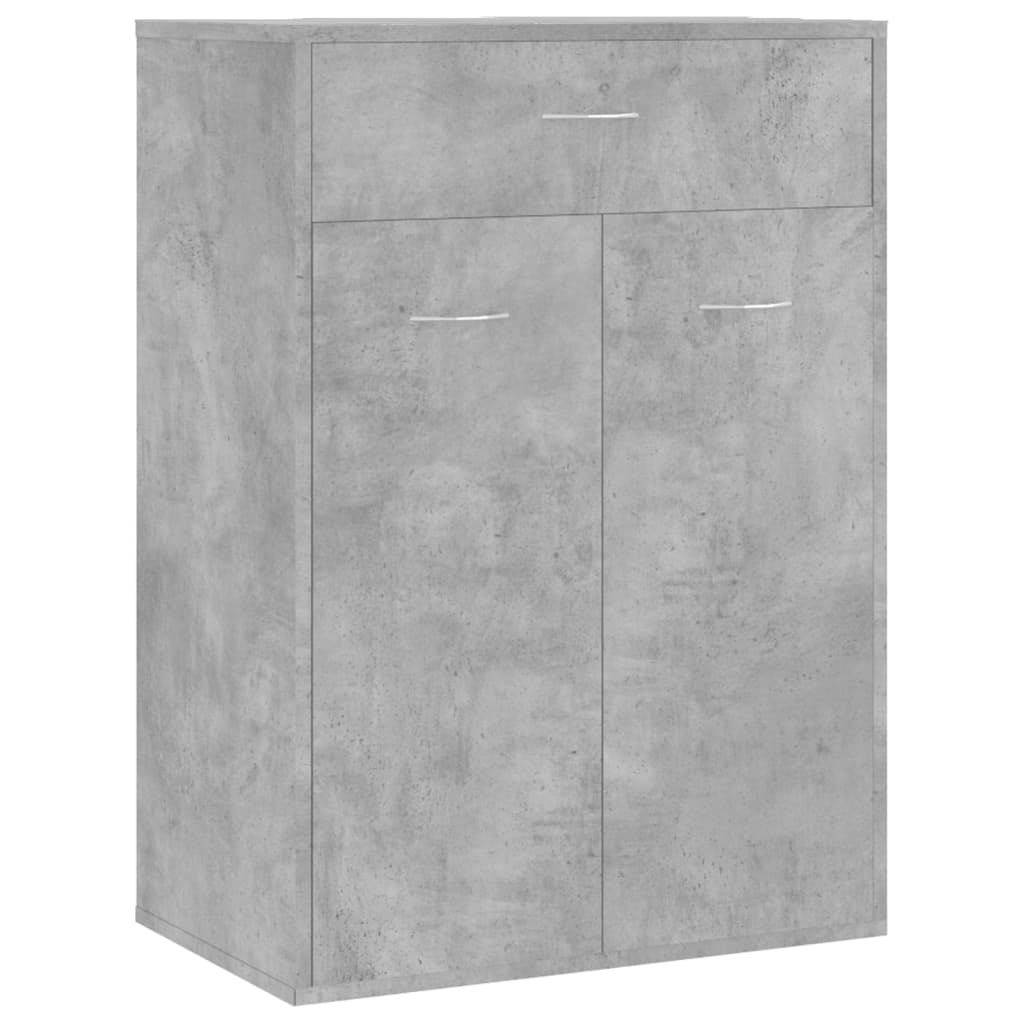 Schuhschrank Betongrau 60x35x84 cm Holzwerkstoff