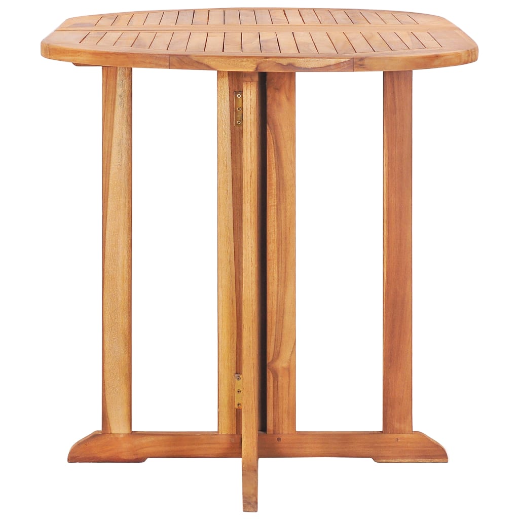 5-tlg. Garten-Essgruppe Klappbar Massivholz Teak