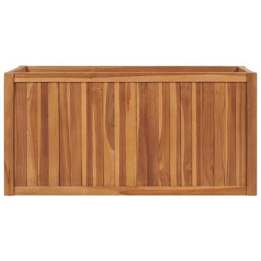 Hochbeet 100x50x50 cm Massivholz Teak