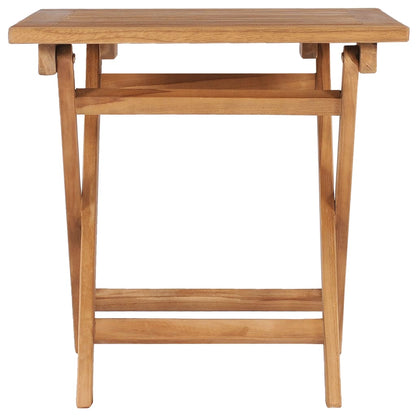 Gartentisch Klappbar 45x45x45 cm Massivholz Teak