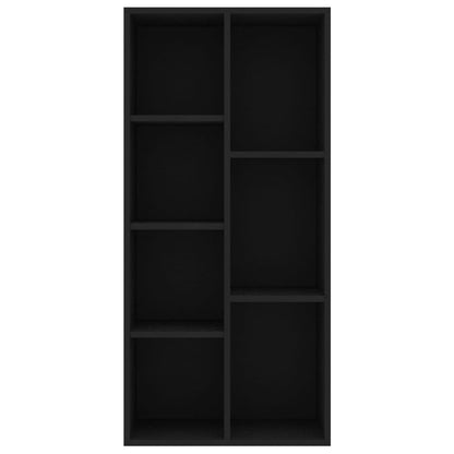 Bücherregal Schwarz 50x25x106 cm Holzwerkstoff