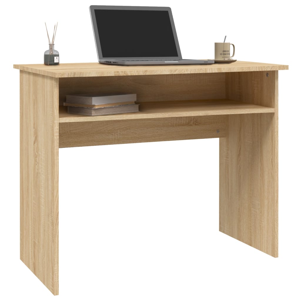 Schreibtisch Sonoma-Eiche 90x50x74 cm Holzwerkstoff