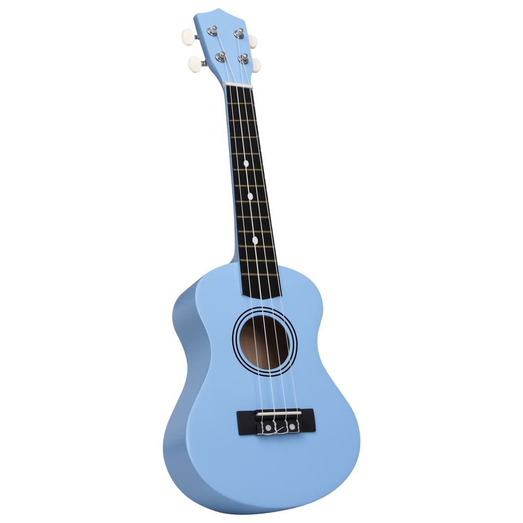 Sopran-Ukulele-Set mit Tasche für Kinder Babyblau 21"