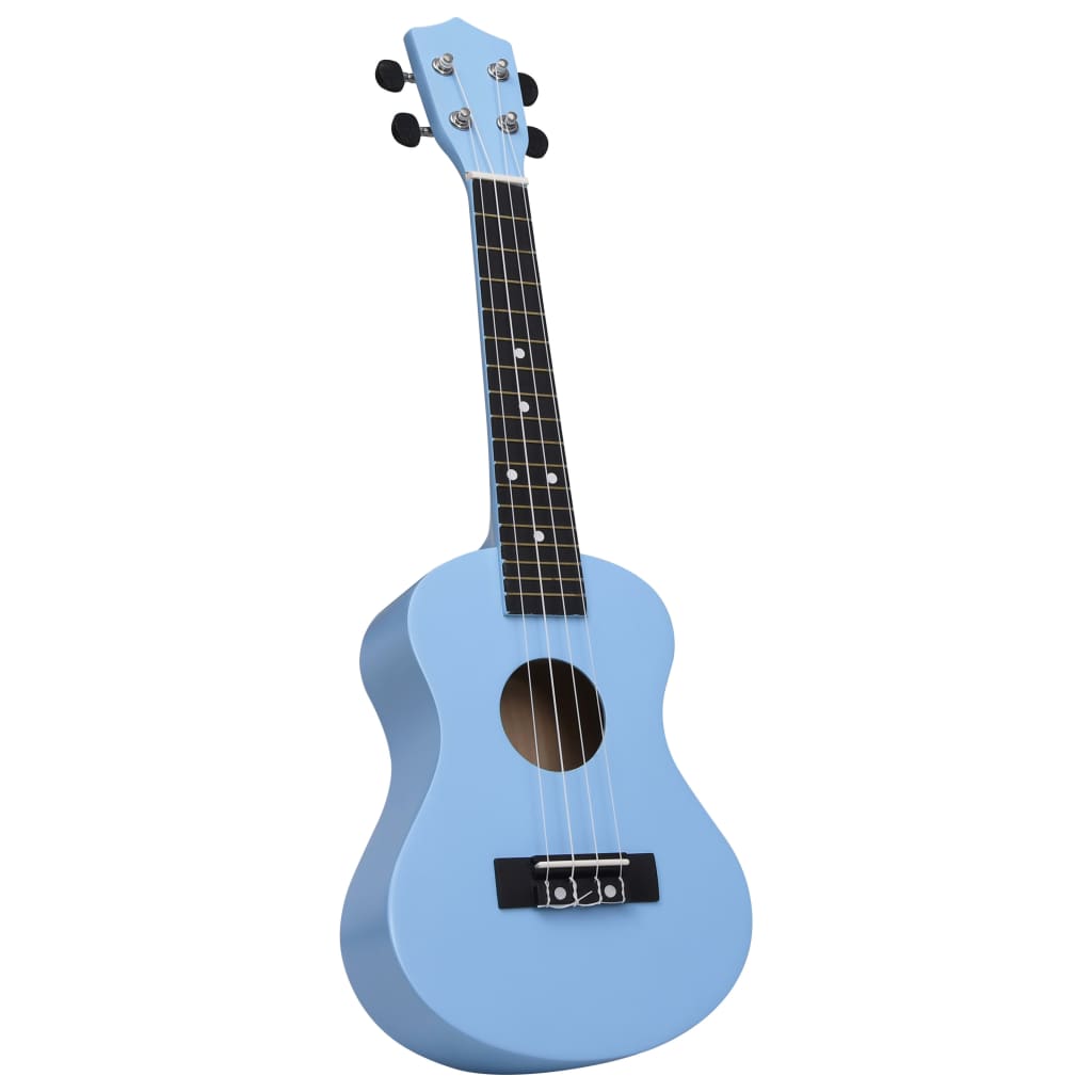 Sopran-Ukulele-Set mit Tasche für Kinder Babyblau 23"