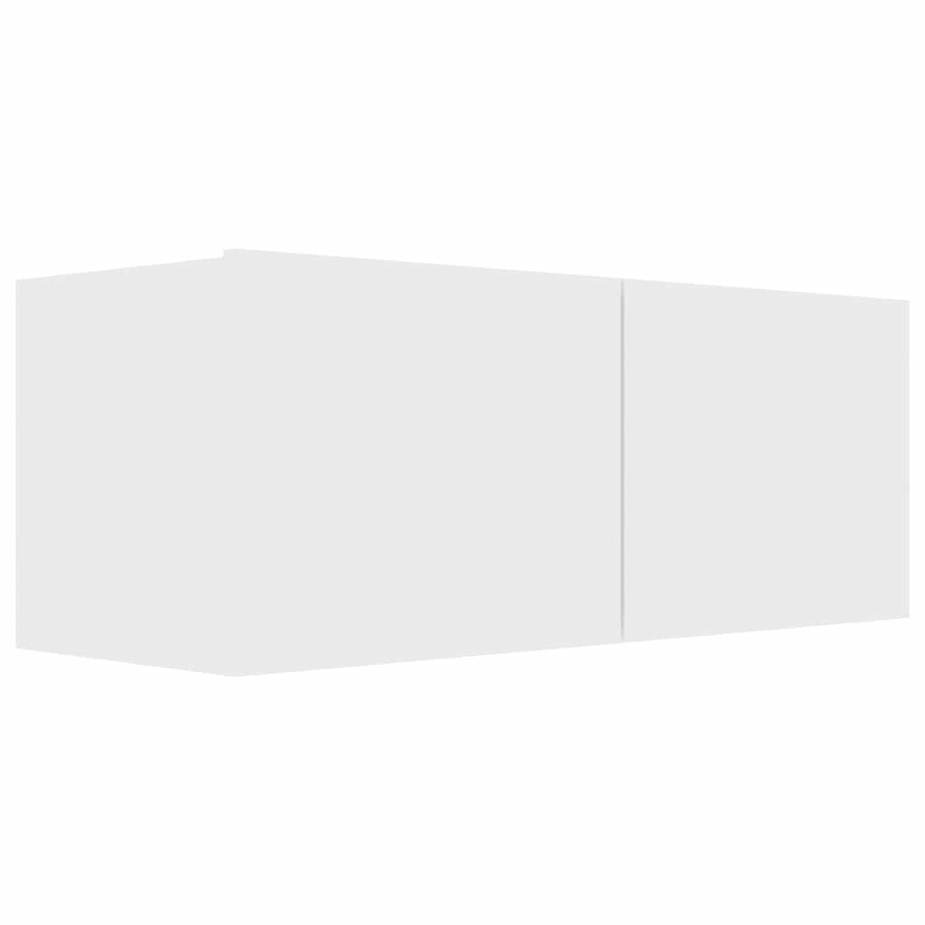 TV-Schrank Weiß 80x30x30 cm Holzwerkstoff