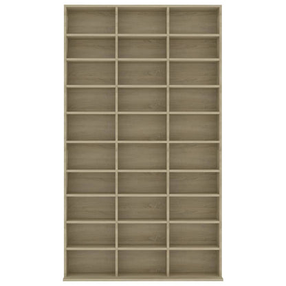 CD-Schrank Sonoma-Eiche 102x16x177,5 cm Holzwerkstoff