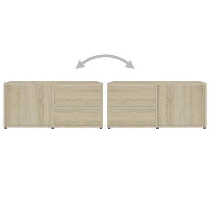 TV-Schrank Sonoma-Eiche 80x34x36 cm Holzwerkstoff