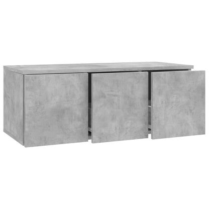 TV-Schrank Betongrau 80x34x30 cm Holzwerkstoff