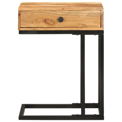 Beistelltisch U-Form 45x30x61 cm Akazie Massivholz