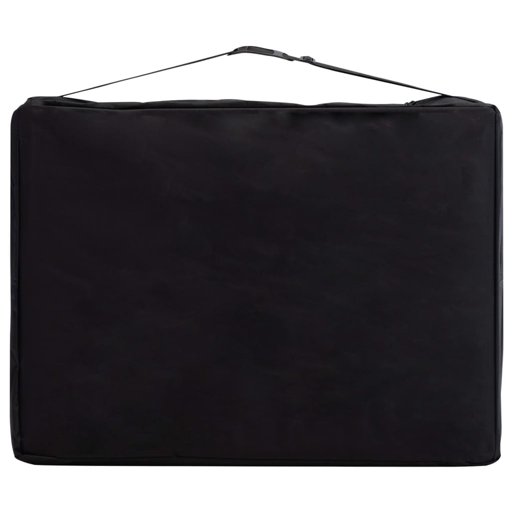 Massageliege Klappbar 3-Zonen mit Aluminiumgestell Lila