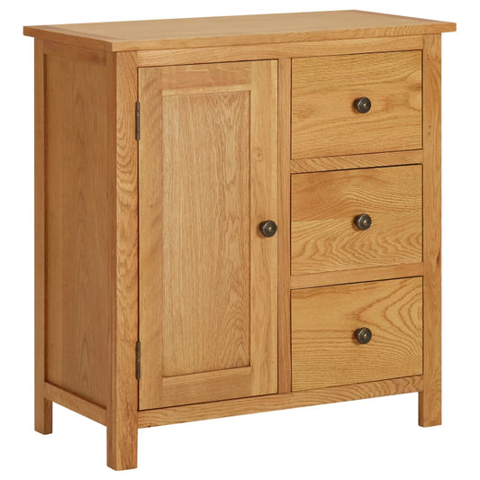 Küchenschrank 70x35x75 cm Massivholz Eiche
