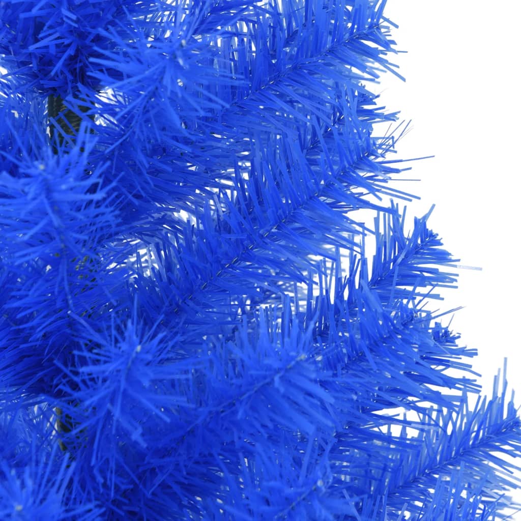 Künstlicher Weihnachtsbaum mit Ständer Blau 150 cm PVC