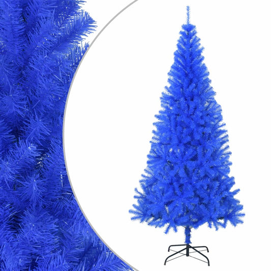 Künstlicher Weihnachtsbaum mit Ständer Blau 180 cm PVC