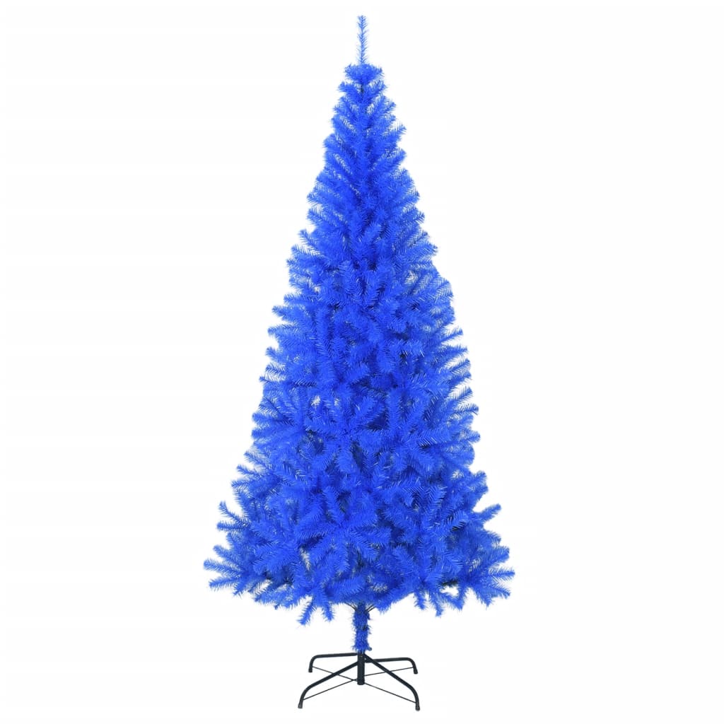 Künstlicher Weihnachtsbaum mit Ständer Blau 180 cm PVC