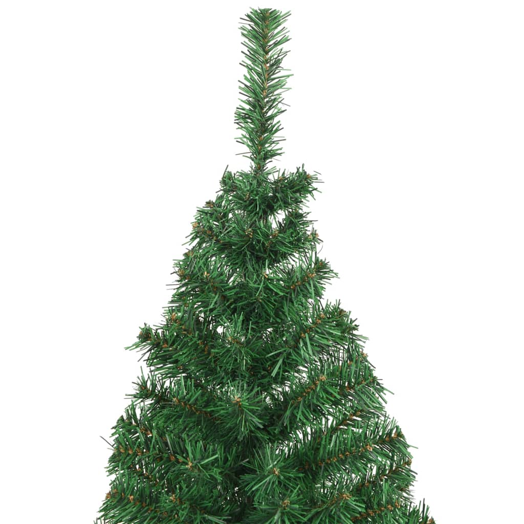 Künstlicher Weihnachtsbaum mit Dicken Zweigen Grün 240 cm PVC