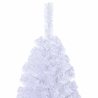 Künstlicher Weihnachtsbaum mit Dicken Zweigen Weiß 180 cm PVC