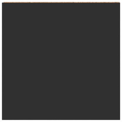 Badezimmerschrank Schwarz 30x30x183,5 cm Holzwerkstoff