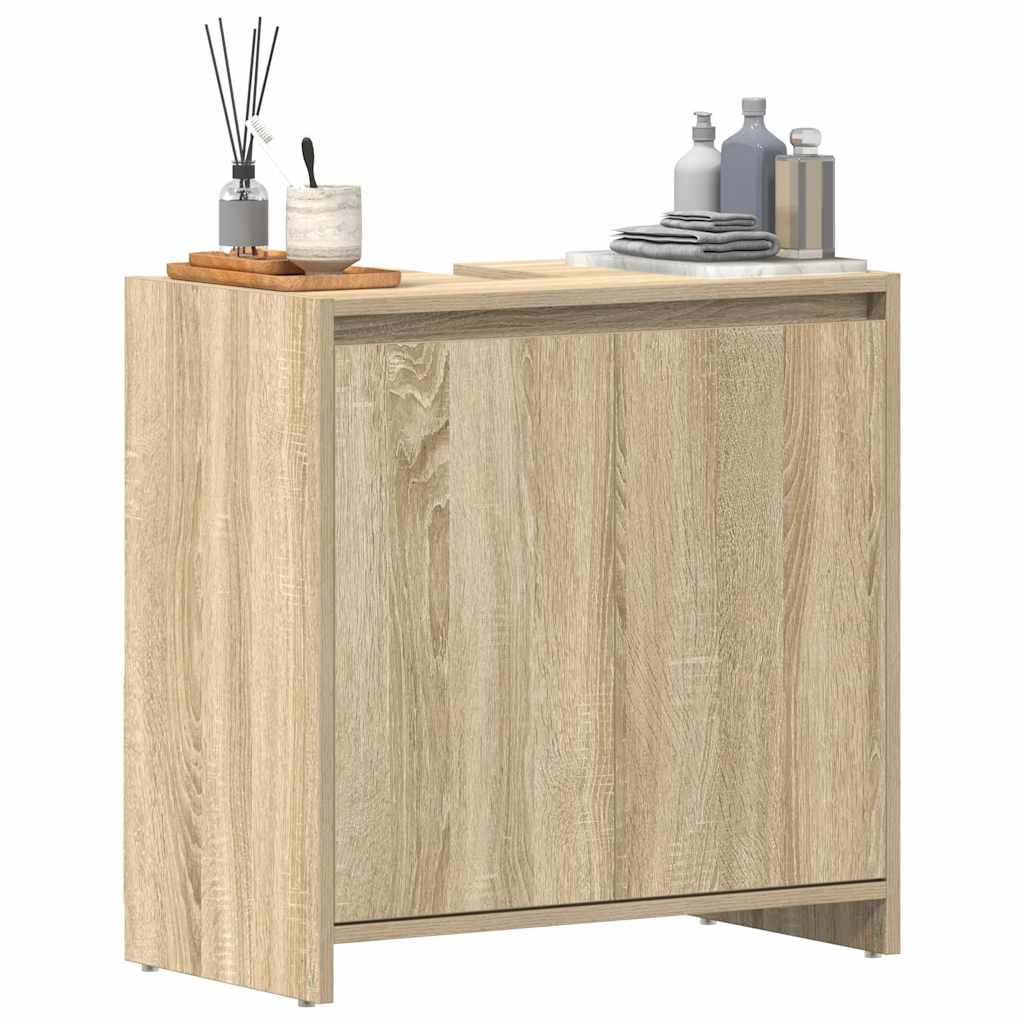 Badezimmerschrank Sonoma-Eiche 60x33x61 cm Holzwerkstoff