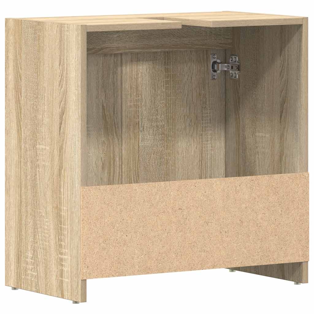 Badezimmerschrank Sonoma-Eiche 60x33x61 cm Holzwerkstoff