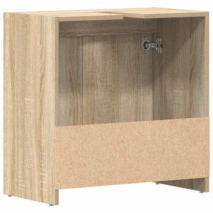 Badezimmerschrank Sonoma-Eiche 60x33x61 cm Holzwerkstoff