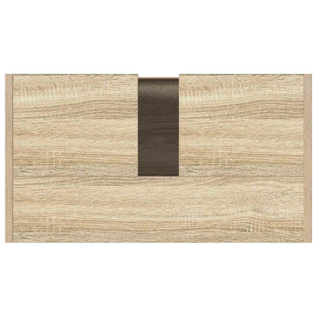 Badezimmerschrank Sonoma-Eiche 60x33x61 cm Holzwerkstoff