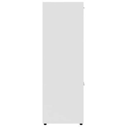 Bücherregal Weiß 90x30x90 cm Holzwerkstoff