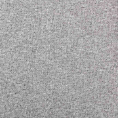 Verdunkelungsvorhang mit Ösen Leinenoptik Grau 290x245 cm