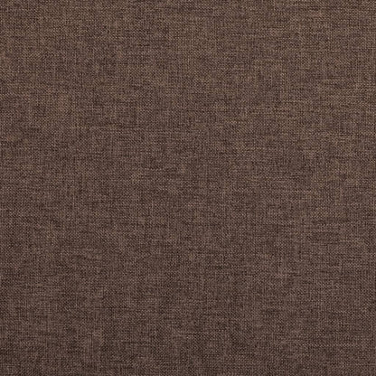 Verdunkelungsvorhang mit Ösen Leinenoptik Taupe 290x245 cm